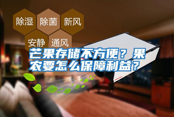 芒果存儲不方便？果農要怎么保障利益？