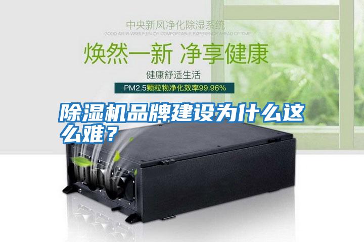除濕機(jī)品牌建設(shè)為什么這么難？