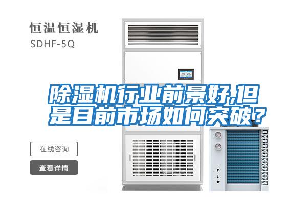 除濕機(jī)行業(yè)前景好,但是目前市場(chǎng)如何突破？