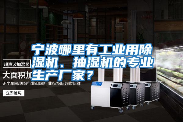 寧波哪里有工業(yè)用除濕機(jī)、抽濕機(jī)的專業(yè)生產(chǎn)廠家？