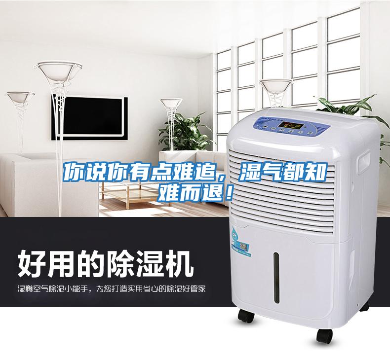 你說你有點難追，濕氣都知難而退！