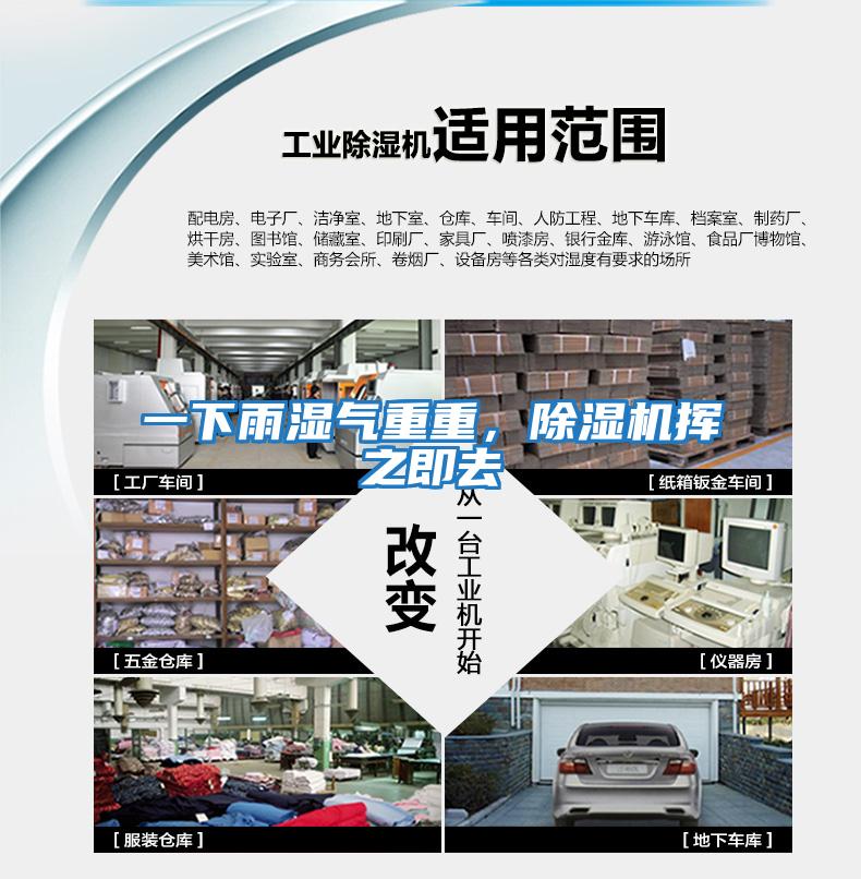 一下雨濕氣重重，除濕機(jī)揮之即去