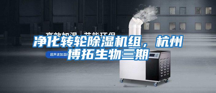 凈化轉輪除濕機組，杭州博拓生物三期