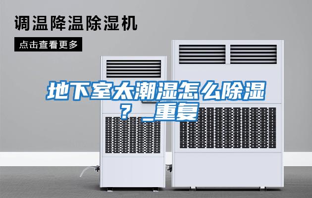 地下室太潮濕怎么除濕？_重復