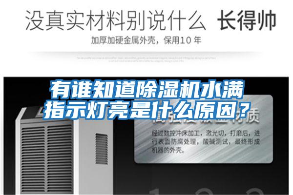 有誰知道除濕機(jī)水滿指示燈亮是什么原因？
