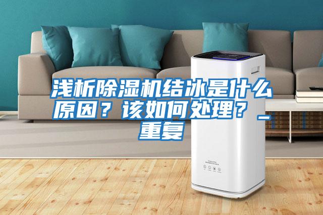 淺析除濕機結冰是什么原因？該如何處理？_重復