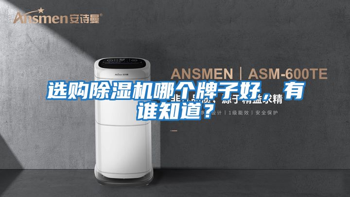 選購除濕機(jī)哪個(gè)牌子好,有誰知道?
