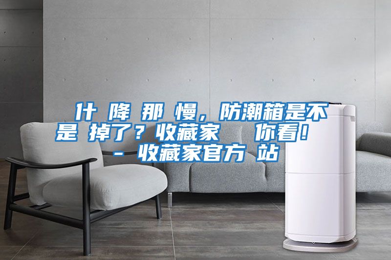 為什麼降濕那麼慢，防潮箱是不是壞掉了？收藏家實測給你看！ - 收藏家官方網站