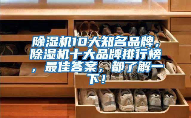 除濕機(jī)10大知名品牌，除濕機(jī)十大品牌排行榜，最佳答案，都了解一下！
