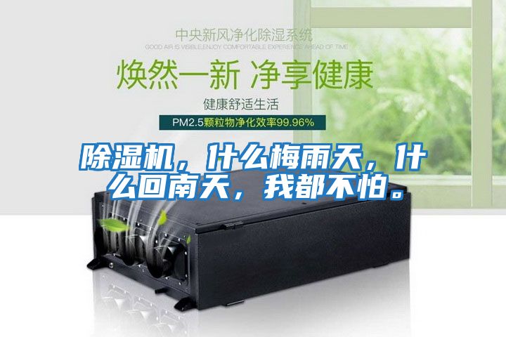 除濕機(jī)，什么梅雨天，什么回南天，我都不怕。